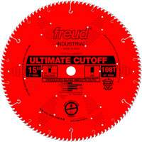 Lames de scie industrielle TCS - finition et coupe en travers, 15", 108 dents, Pour Bois Auto-Cam