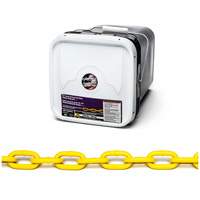Proof Coil Chain, Low Carbon Steel, 1/4" x 75' (22.9 m) L, Grade 30, 1300 lbs. (0.65 tons) Load Capacity Auto-Cam