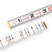 R&egrave;gle de maçon Red End, 6' lo, Bois, Graduations de 1/16" Auto-Cam