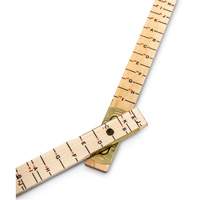 R&egrave;gle de maçon surdimensionn&eacute; Red End, 6' lo, Bois, Graduations de 1/16" Auto-Cam