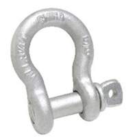 Anchor Shackle, 3/16", Screw Pin, Hot Dip Galvanized Auto-Cam