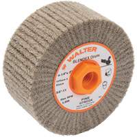 Tambour de conditionnement de surface Blendex, 4-1/4" dia. x 2" la, 5/8"-11 Arbre, Grain Fin Auto-Cam