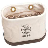 Aerial Oval Bucket, Canvas, 15 Pockets, Natural Auto-Cam
