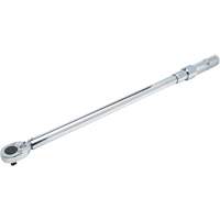 Ratcheting Head Micrometer Torque Wrench, Click, 1/2" Square Drive, 50 - 250 lbf. Ft Auto-Cam