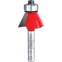 Router Bit - Chamfer Bit, 15/16" Dia., 1/4" Shank Auto-Cam