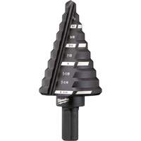 #5 Step Drill Bit, 1/4" - 1-3/8" , 1/8" Increments, High Speed Steel Auto-Cam