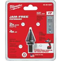 #7 Step Drill Bit, 7/8" - High Speed Steel Auto-Cam