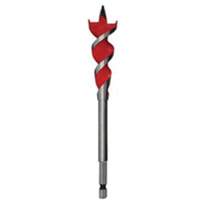 Speed Feed Wood Bit, 1", 6-1/2" Length, 1/4" Hex Shank Auto-Cam