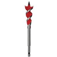 Speed Feed Wood Bit, 1-1/4", 6-1/2" Length, 1/4" Hex Shank Auto-Cam