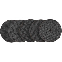 Reinforced Cut-Off Wheels, 1-1/2" x 0.045", None Arbor, Type 1, Aluminum Oxide, 40000 RPM Auto-Cam