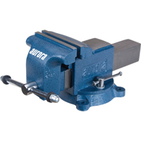 Heavy-Duty Bench Vise, 6" Jaw Width Auto-Cam