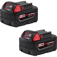 Ensemble de blocs-piles M18 Redlithium, Lithium-ion, 18 V, 5,0 A Auto-Cam