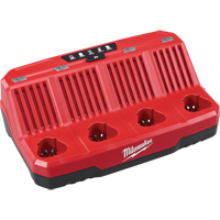 M12 Four Bay Sequential Charger, 12 V, Lithium-Ion Auto-Cam