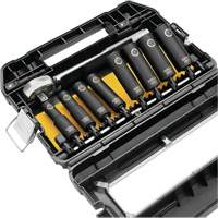 Ready Socket Set, 10 Pcs, Impact, 1/2" Drive Size Auto-Cam