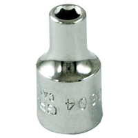 Douille, 4 mm, Prise 1/4", 6 pans Auto-Cam