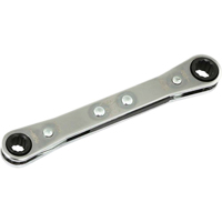 Flat Ratcheting Box Wrench, 1/4" Drive, Plain Handle Auto-Cam