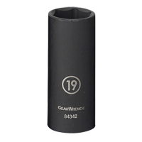 Socket, Impact, 13 mm, 3/8" Drive, 6 Points, Deep Auto-Cam