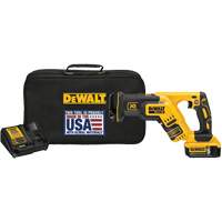 Max XR&reg; Compact Brushless Reciprocating Saw Kit, 20 V, Lithium-Ion Battery, 0-2900 SPM Auto-Cam