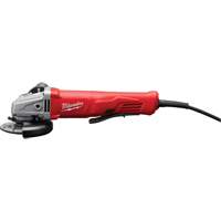 Small Angle Grinder, 4-1/2", 120 V, 11 A, 12000 RPM Auto-Cam