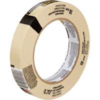 Scotch&reg; Contractor Grade Masking Tape 2020, 18 mm (3/4") x 55 m (180'), Beige Auto-Cam