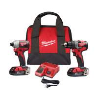 M18 2-Tool Combo Kit, Lithium-Ion, 18 V Auto-Cam
