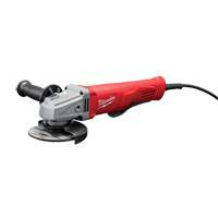 Small Angle Grinder with Lock-On Paddle Switch, 4-1/2", 120 V, 11 A, 12000 RPM Auto-Cam