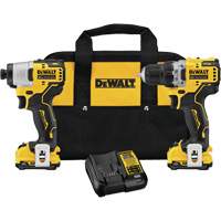 Xtreme Brushless Drill & Impact Driver Kit, Lithium-Ion, 12 V Auto-Cam