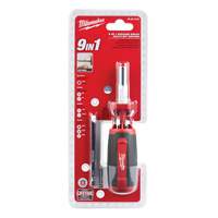 Tournevis &agrave; embouts multiples 9 en 1, 9" lo, Prise Coussin&eacute;e Auto-Cam