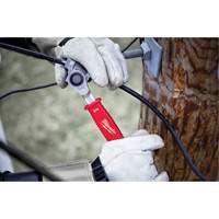 Lineman's 2-in-1 Insulated Ratcheting Box Wrench Auto-Cam