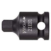 Adaptateur pour douille, Chocs, Prise 3/8", Douille 1/2", 1,5" lo, Clavette Auto-Cam