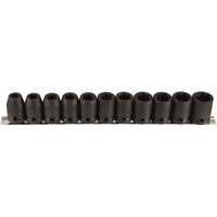 Jeu de douilles, 11 Mcx, Chocs, Prise de 1/2" Auto-Cam
