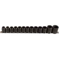 Jeu de douilles, 13 Mcx, Chocs, Prise de 1/2" Auto-Cam