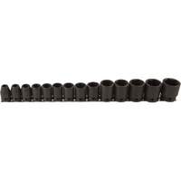 Jeu de douilles, 14 Mcx, Chocs, Prise de 1/2" Auto-Cam
