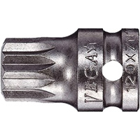 Embout &agrave; ins&eacute;rer, Triple carr&eacute;, 5 x 3/4" lo, Prise 1/4" Auto-Cam