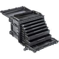 Armoire à outils mobile Gen 2, 24" la, 6 tiroirs, Noir UAI280 | Auto-Cam