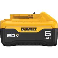 Max XR&reg; Premium Battery Pack, Lithium-Ion, 20 V, 6 Ah Auto-Cam