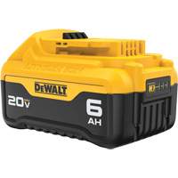 Max XR&reg; Premium Battery Pack, Lithium-Ion, 20 V, 6 Ah Auto-Cam