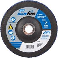 BlueFire™ R884P Coarse Grit Flap Disc, 7" x 7/8", Type 27, 80 Grit, Zirconia Alumina UAJ185 | Auto-Cam
