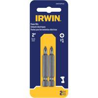 Embouts pour outils &eacute;lectriques, Phillips, Embout #1, Prise 1/4", Longueur 1-15/16" Auto-Cam