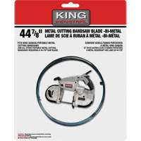 Band Saw Blade, Bi-Metal, 44-7/8" L x 1/2" W x 0.02" Thick, 10-14 TPI Auto-Cam