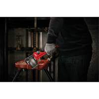 Pipe Wrench, 1-1/2" Jaw Capacity, 10" Long, Powder Coated Finish, Ergonomic Handle Auto-Cam