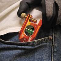 ACCU-BEND Level, 2.5" L, Aluminum, 1, Non-Magnetic Auto-Cam