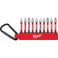 Shockwave Impact Driver Bit Set, Square, #2, 1/4" Drive Auto-Cam