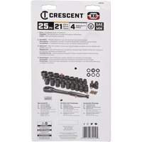 Ensemble d'outils pour m&eacute;canicien, 25 Mcx, Prise de 3/8" Auto-Cam