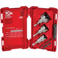 One-Piece Carbide Hole Cutter Set, 4 Pieces, Carbide Auto-Cam