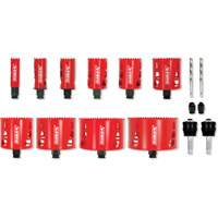 Ensemble de scie-cloche bim&eacute;tallique pour &eacute;lectricien, 16 morceaux Auto-Cam