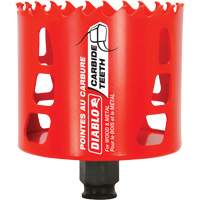Scie cloche pour bois et m&eacute;tal, 3-1/8", Profondeur de la coupe 2-3/8", Carbure Auto-Cam