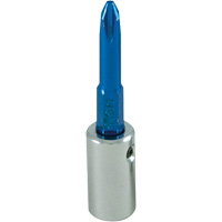 Blue Tip Screwdriver Bit, Phillips, #2, 1/4" Drive Auto-Cam