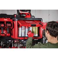 Packout Tool Cabinet, 15" x 15" x 20", Black/Red Auto-Cam