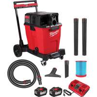 Aspirateur sec/humide sans fil &agrave; bloc-pile double M18 Fuel, 18 V, Capacit&eacute; 12 gal. Auto-Cam